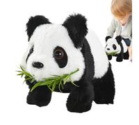 Electronic Crawling Toy - Realistic Panda Plush Pet, Soft Fabric Material, Interactive Walking Movement, Touch Activated Response, Cute Animal Design, Smooth Crawling Action | Family Friends Gift Play