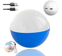 Electronic Crystal Ball, 3D Crystal Ball Digital Photo Video Player, Personalized Digital Memory Display, Uploadable Personalized Light-Up Sphere with Heartbeat, for Couples, Pets, Memories(Blue)