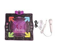 Electronic Dance Pad with Microphone, 8 Built-in Songs, Touching and Stepping Improve Coordination Toy For Kids (Lighting Type