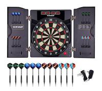 Electronic Dart Board Scorer, Automatic Scoring Dart Board With 4 LED Display & 12 Darts & 259 Game Modes & 52 Replacement Tips Up To 4 Players