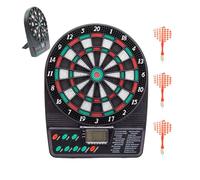 Electronic Dart Set - Dart Targets with Automatic Score, Sports Game with Digital Scoreboard | Long Lasting Interactive Dart Kit for Adults, Bar Di Fam