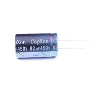 Electronic devices 1 Pcs Leaded Aluminum Electrolytic Capacitor 82uF 450V Radial 18x31.5mm Energy storage elements