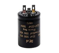 Electronic devices 100+100uf, 50+50uf, 32+32uf, 500V Electrolytic Double Amplifier Capacitors Energy storage elements (Size : 32UF)