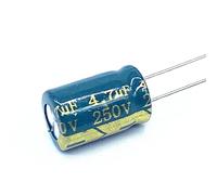 Electronic devices 100pcs 250v 4.7UF Aluminum Electrolytic Capacitor Size 8 * 12 4.7UF