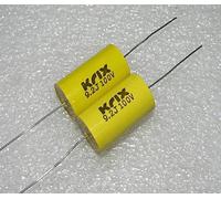 Electronic devices 100v9.2uf 925j Axial Copper Foot Crossover Non-inductive Film Capacitor 1 Pcs