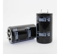Electronic devices 10PCS-2PCS 25v22000uf Electrolytic Capacitor Radial 22000uf 25V 30x50mm Energy storage elements (Size : 5PCS)