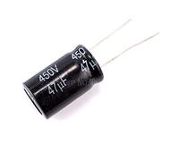 Electronic devices 10PCS 450V47UF 1625mm 47UF 450V 16x25mm Aluminum Electrolytic Capacitors DIP Energy storage elements