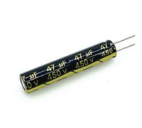 Electronic devices 10pcs 47UF 450v 47UF Aluminum Electrolytic Capacitor Size13*50mm