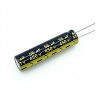 Electronic devices 10pcs 56UF 450v 56UF Aluminum Electrolytic Capacitor Size13*50mm