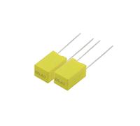 Electronic devices 10pcs 63V Correction Capacitor 250V 105J 1uF 124J 120nF 334J 330nF 474J 470nF 472J 4.7nF Polypropylene Safety Film Energy storage elements (Size : 63V 124J 120nF)