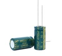 Electronic devices 10pcs High Frequency Low Resistance Aluminum electrolytic Capacitor 16v4700UF 4700uf16v Volume: 13x25