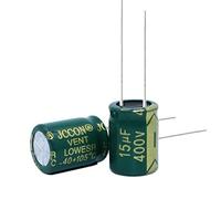Electronic devices 10pcs High Frequency Low Resistance Aluminum electrolytic Capacitor 400v15UF 15uf400v Volume: 10x13 10x17 (Size : 10x17)