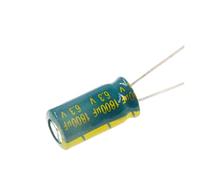 Electronic devices 10pcs High Frequency Low Resistance Aluminum electrolytic Capacitor 6.3v1800uf 1800uf6.3v Volume: 8X16