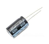 Electronic devices 10pcs/lot 400V 22UF 13x21mm 13x20mm DIP Aluminum Electrolytic Capacitor 400V/22UF 13mmx21mm Energy storage elements