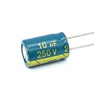 Electronic devices 110pcs 250v 10UF Aluminum Electrolytic Capacitor Size8*12mm 10UF