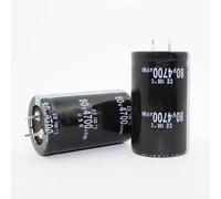 Electronic devices 12PCS-2PCS 80v4700uf Electrolytic Capacitor Radial 4700uf 80V 30x50mm Energy storage elements (Size : 10PCS)