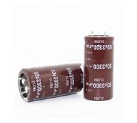 Electronic devices 12PCS-2PCS Electrolytic Capacitor 3300UF 80V 80V3300UF 25 * 50MM (Size : 10PCS)