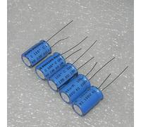 Electronic devices 135ko Series 100V 100uF in-line Electrolytic Capacitors 1 Pcs