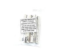 Electronic devices 16values Each 20pcs=320pcs 1206 SMD Capacitor Assorted kit 10pF~22uF Component Samples kit 10PF 22PF 1NF 10NF 100NF 10UF 22UF