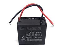 Electronic devices 1pcs CBB61 20uf Starting capacitance AC Fan Capacitor igmopnrq 450V CBB electronic starter Run Capacitor Energy storage elements
