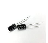 Electronic devices 1uF 3.3uF 4.7uF 10uF 100uF 220uF 330uF 470uF 1000uF 10V 25V 50V 63V 250V 400V 450V 8 * 12 Capacitor Energy storage elements (Size : 1UF 450V)