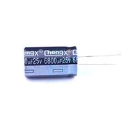 Electronic devices 2 Pcs Aluminum Electrolytic Capacitor Dip 6800uf±20% 25V Radial Lead, 18x30mm KM688M025L30RR0VH2FP0 Energy storage elements