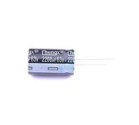 Electronic devices 2 Pcs Leaded Aluminum Electrolytic Capacitor 2200uF 63V Radial 18x30mm Energy storage elements