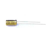 Electronic devices 20 Pcs Aluminum Electrolytic Capacitor Dip 22uF±20% 63V Radial Lead, 5x9mm LKMB0901J220MF
