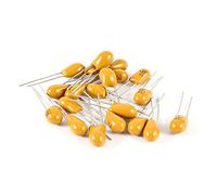 Electronic devices 20PCS 10uF 35V 2 Pin Yellow Radial Dipped Tantalum Bead Capacitors(20PCS 10uF 35 ν 2-P-in Yellow Radial Dipped Tantal Bead Kondensatoren Energy storage elements