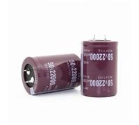 Electronic devices 20PCS-2PCS 50V22000UF Electrolytic Capacitors 22000UF 50V Size: 35X50MM Energy storage elements (Size : 8PCS)