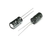 Electronic devices 20pcs 400v 1uf 6x11mm Aluminum Electrolytic Capacitor 400v1uf 1uf400v 400v1mf 400vdc 400wv 400vdc 1uf Energy storage elements