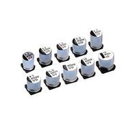 Electronic devices 20pcs Electrolytic Capacitor Aluminum 6.3v 10v 16v 25v 35v 50v 100v 10UF 47UF 100UF 220UF 330UF 470UF (Size : 50V 47UF 6.3X7.7)