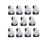 Electronic devices 20pcs SMD Electrolytic Capacitor Aluminum 10V 16V 25V 35V 50V 1UF 2.2UF 4.7UF 10UF 22UF 47UF 100UF (Size : 25V 10UF 4X5.4)