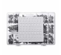 Electronic devices 24 Values 550pcs 16V/25V/35/50V Mix Electrolytic Capacitor Assorted Kit with Storage Box