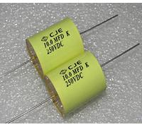 Electronic devices 250V 10uF 106k 250VDC 10.0mfd Thick Copper pin Frequency Division Film Capacitor 1 Pcs Energy storage elements