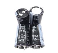Electronic devices 2PCS/10PCS 150uF 400V 22x35mm 400V150uF Snap-in PSU Capacitor LGW2G151MELZ35 (Size : 10Pcs)