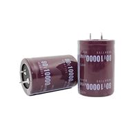 Electronic devices 2PCS-12PCS 80V10000uf Electrolytic Capacitor Radial 10000UF 80V 35x50mm (Size : 8 PCS)