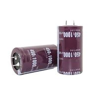 Electronic devices 2PCS-12PCS Electrolytic Capacitors 1000UF 450V 450V 1000UF 450v1000uf 1000uf450v 35X50 (Size : 9PCS)