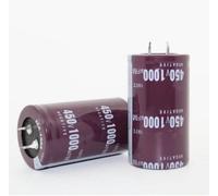 Electronic devices 2PCS-12PCS electrolytic capacitors 1000UF 450V 450V 1000UF 450v1000uf 1000uf450v 35X50 Energy storage elements (Size : 10PCS)