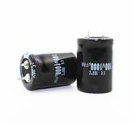 Electronic devices 2PCS-20PCS 100V1000UF electrolytic Capacitor 1000UF 100V 25 * 30MM Energy storage elements (Size : 2PCS)