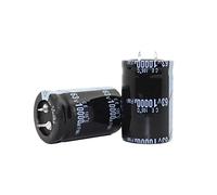 Electronic devices 2PCS-24PCS 10000uF 63V 63V10000UF Electrolytic Capacitor 10000UF 63V 30x50MM (Size : 2PCS)