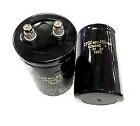 Electronic devices 2pcs 2700uf 450v Electrolytic Capacitor 450V2700UF 65mmx105mm