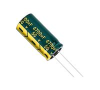 Electronic devices 2pcs 50V4700UF 50V 4700UF 18 * 35MM Low ESR/impedance High Frequency Aluminum Electrolytic Capacitor