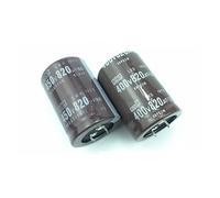 Electronic devices 2Pcs 820uF 450V / 820uF 400V 450V820uF/ 400V820uF 30x50 30x60 35x40 35x45 35x50 35x60 Snap-in PSU Capacitor (Color : 400v820uf 30x50 2pcs, Size : S)