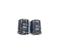 Electronic devices 2Pcs 82uF 400V 82uF 450V 400V82uF 450V82uF 22x25 25x25 Snap-in PSU Amplifier Capacitor (Size : 450V82uF 25x25 2Pcs)