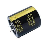 Electronic devices 2pcs Audio Electrolytic Capacitor 400V470UF 35 * 40 30 * 50 for Audio HiFi Amplifier High Frequency Low ESR Speaker Energy storage elements