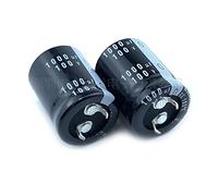 Electronic devices 2Pcs/Lot 1000uF 100V 100V1000uF 22X25 22x30 22x35 22x40 25x25 25x30 Snap-in PSU Amplifier Capacitor (Size : 100V1000uF 22x30)