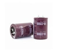 Electronic devices 2pcs50v 22000uf Electrolytic Capacitor Radial 35x50mm 22000uf 50V