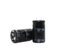 Electronic devices 30pcs-5pcs 220UF 400V Electrolytic Capacitor 400V220UF 25 * 40MM (Size : 30pcs)
