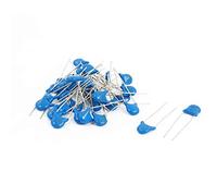 Electronic devices 30pcs AC Featured 1KV 100pF Through reliable efficacy Hole Radial Lead High Voltage DIP Ceramic Disc Capacitors Blue Energy storage elements